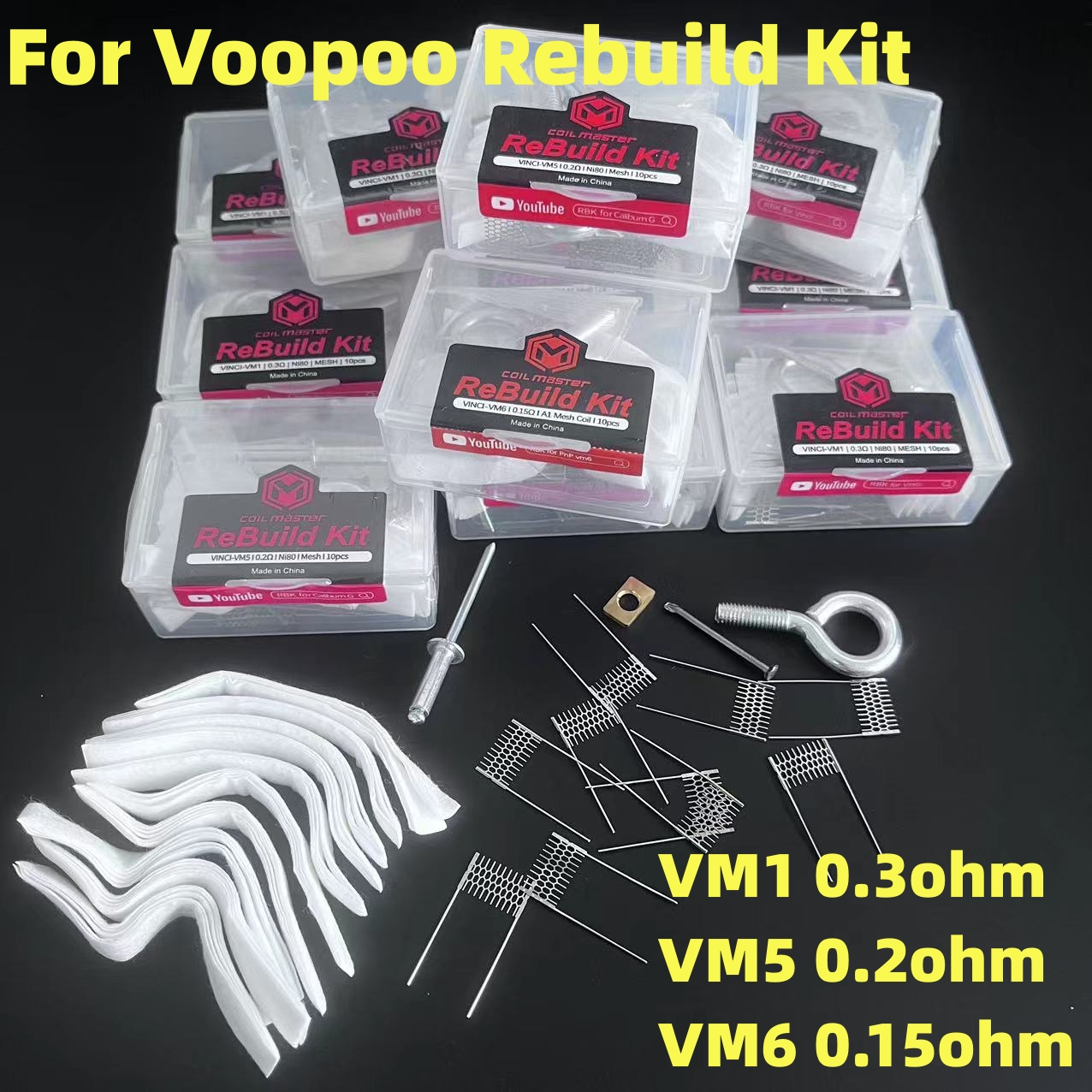 DIY Rebuild Kit For PNP Rebuil - مراجعة Coil Building Kit وسعره
