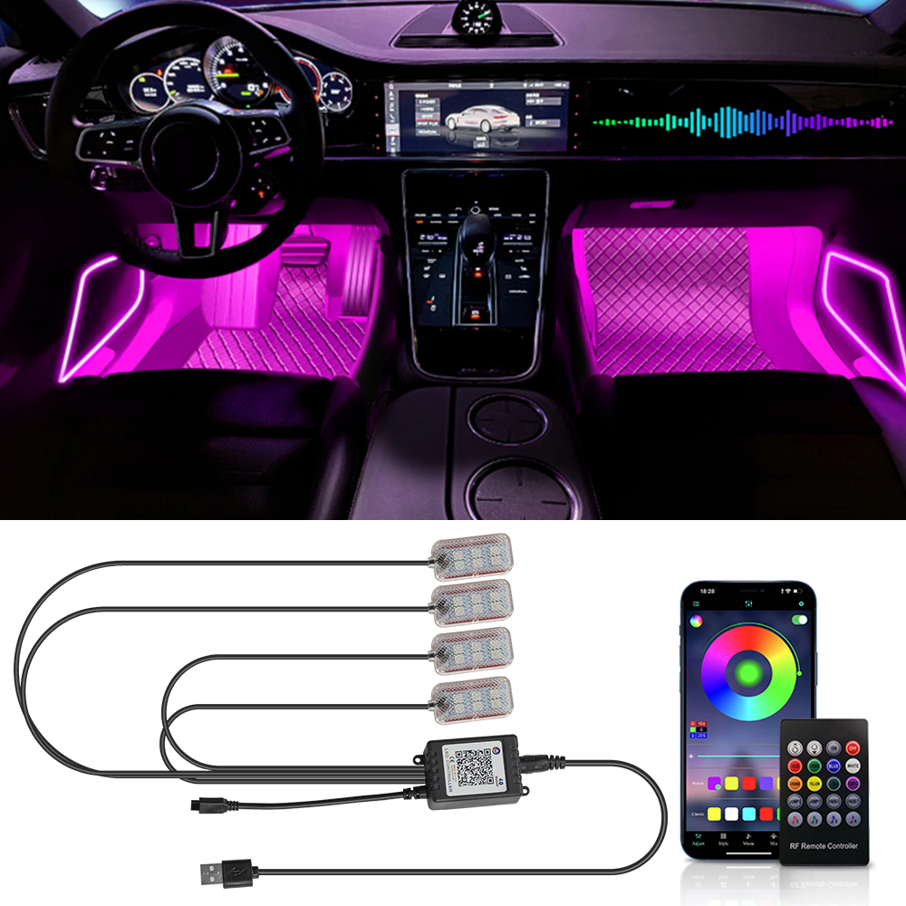 Car Led Foot Ambient With USB  - مراجعة Vape Decoration وسعره