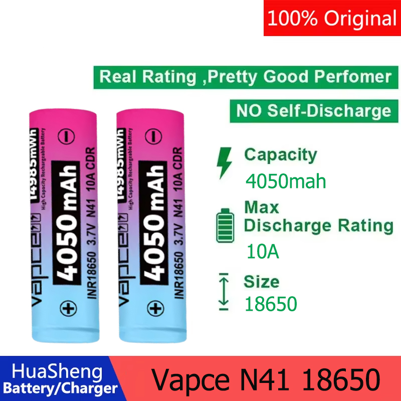 New Original Vapcell N41 18650 - مراجعة Vape Battery 18650 وسعره