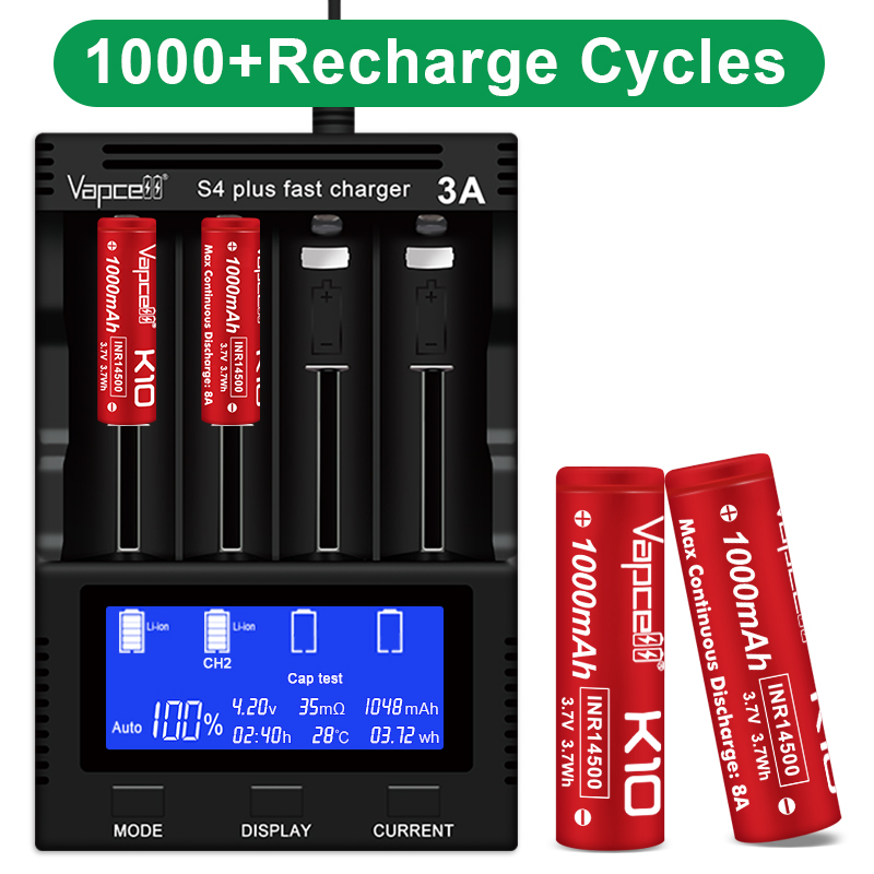 1-20PCS Original Vapcell K10 1 - مراجعة Vape Battery 18650 وسعره