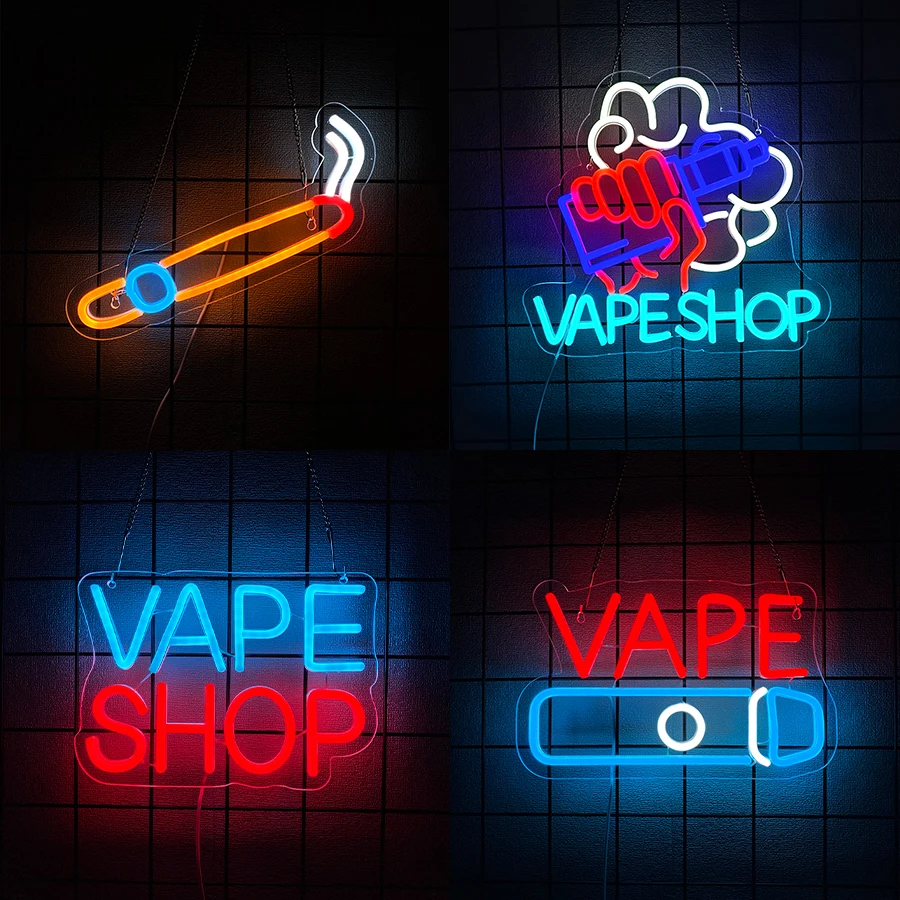 Light Up Sign For Smoke Store, - مراجعة Vaping Store وسعره
