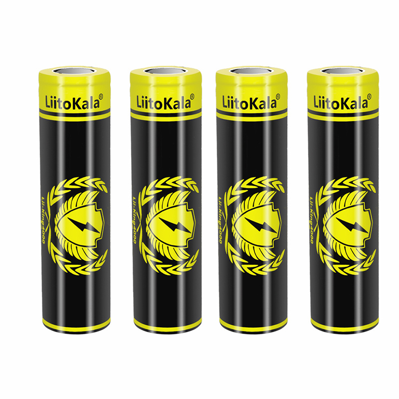 4pcs LiitoKala 3.7V 18650/2170 - مراجعة Vape Battery 18650 وسعره