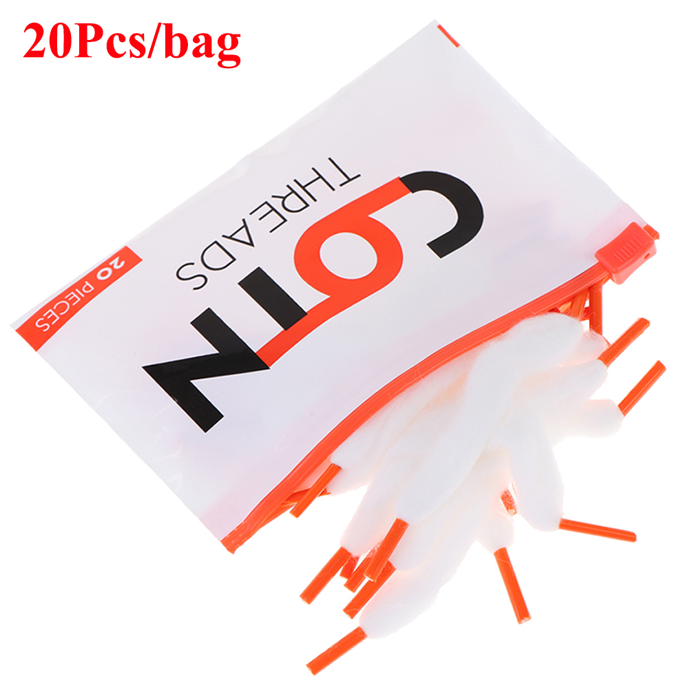 20Pcs/bag Prebuilt Cotn Wire C - مراجعة Rda Atomizer Deck وسعره