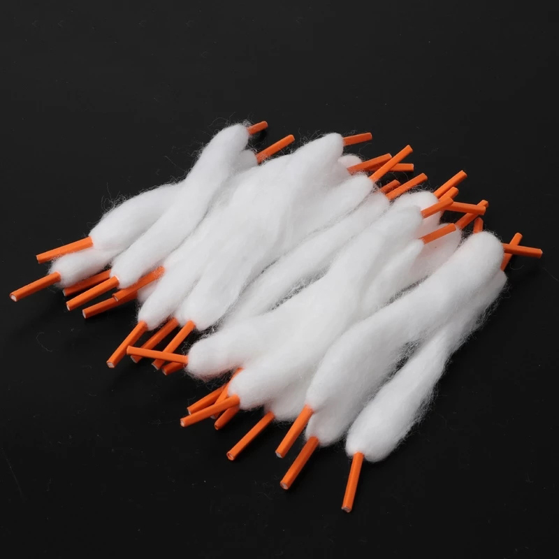 100pcs Coil wick Cotton Replac - مراجعة Rda Atomizer Deck وسعره