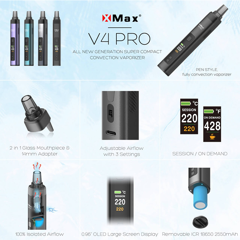 NEW Original XMAX V4 Pro 2-in- - مراجعة Vape Battery 18650 وسعره