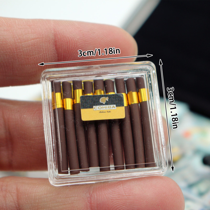 1/12 Dollhouse Simulation Ciga - مراجعة Vape Decoration وسعره
