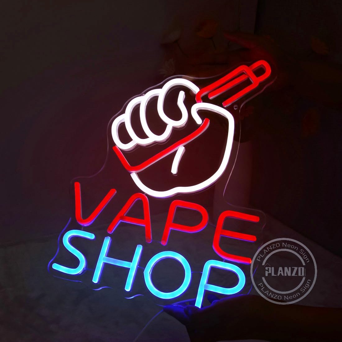 VAPE Shop Neon Sign for Smoke  - مراجعة Vaping Store وسعره