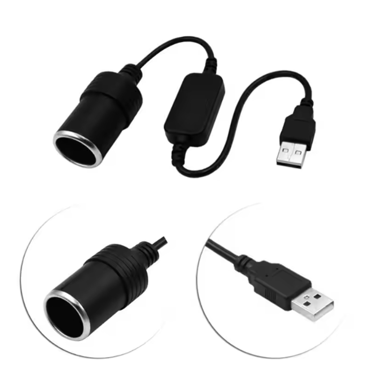 1pc 5V 2A USB To 12V Cigarette - مراجعة Accessories For Vaping وسعره