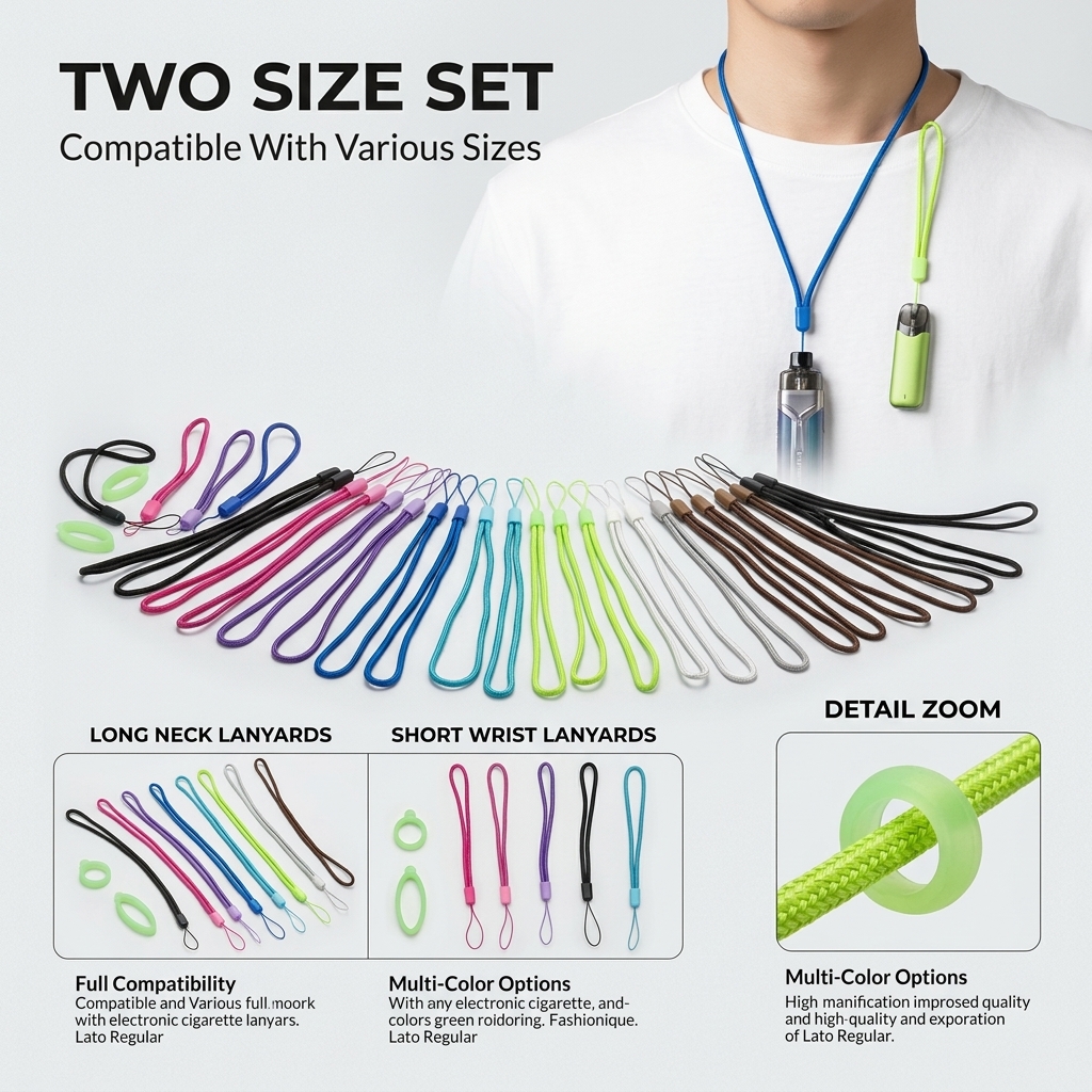 Universal Silicone Lanyard Set - مراجعة Vape Band Silicone وسعره