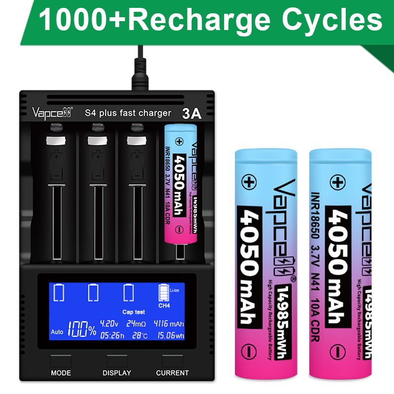 Original Vapcell N41 INR 18650 - مراجعة Vape Battery 18650 وسعره