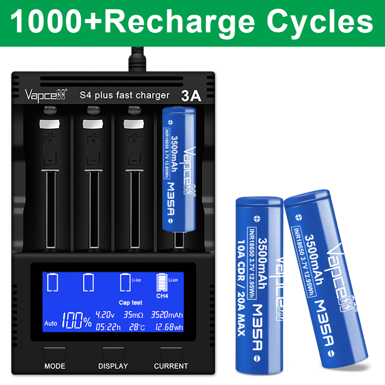Original Vapcell M35A 18650 M3 - مراجعة Vape Battery 18650 وسعره