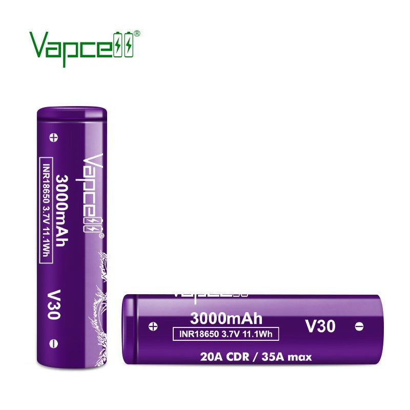 Vapcell V30 18650 3000mah 20A/ - مراجعة Vape Battery 18650 وسعره