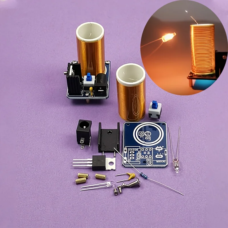 Mini Tesla Coil Kit BD243 DIY  - مراجعة Coil Building Kit وسعره