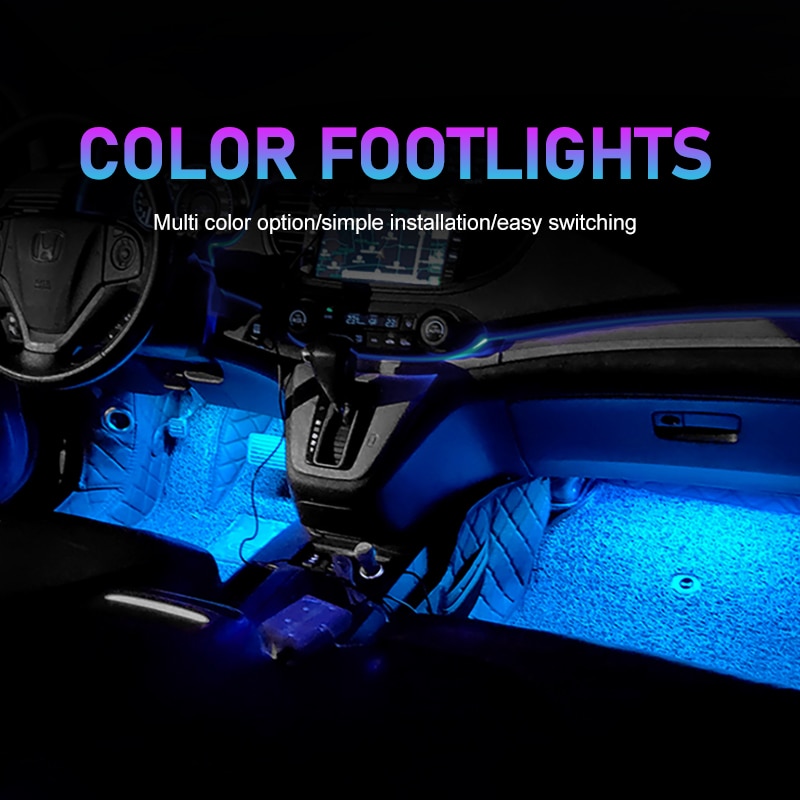 Car Neon Light Foot Light LED  - مراجعة Vape Decoration وسعره