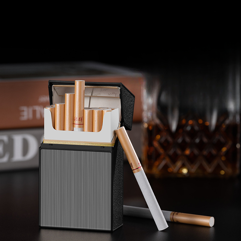 2 In 1 20 Cigarette Case Light - مراجعة Accessories For Vaping وسعره