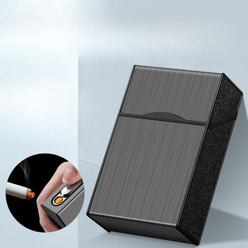 2 In 1 20 Cigarette Case Light - مراجعة Accessories For Vaping وسعره
