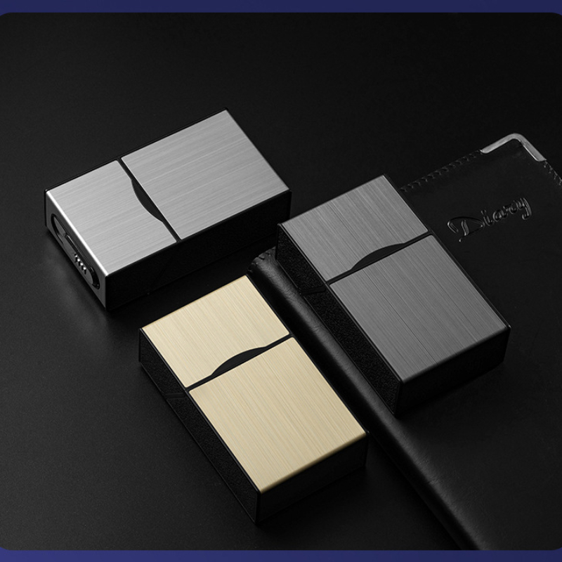 2 In 1 20 Cigarette Case Light - مراجعة Accessories For Vaping وسعره