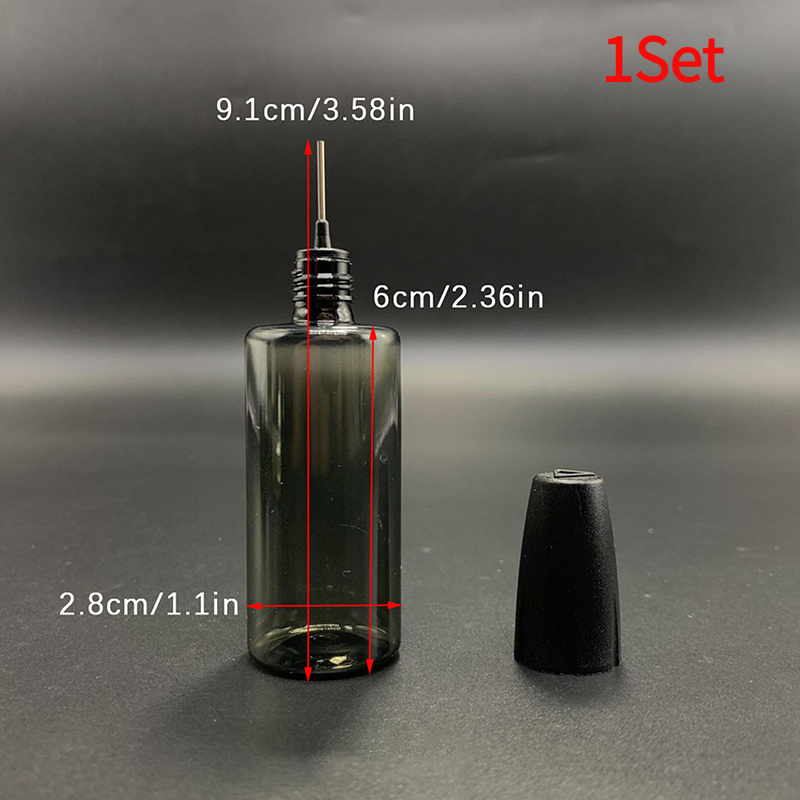 1Set 30ML PET Clear Vial With  - مراجعة Accessories For Vaping وسعره