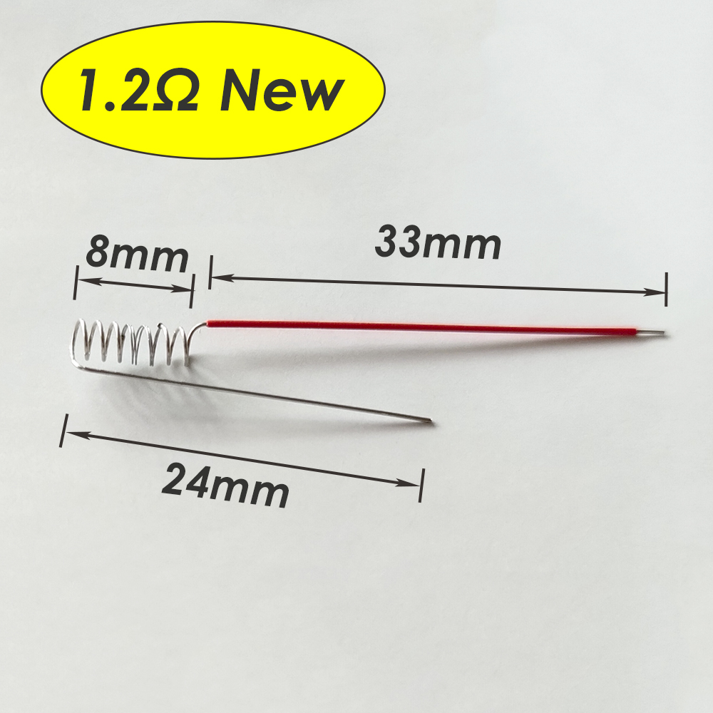 50/100pcs Resistance A1 1.2ohm - مراجعة Coil Building Kit وسعره