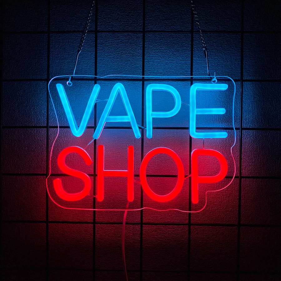 Vape Shop Neon Sign For Wall D - مراجعة Vaping Store وسعره