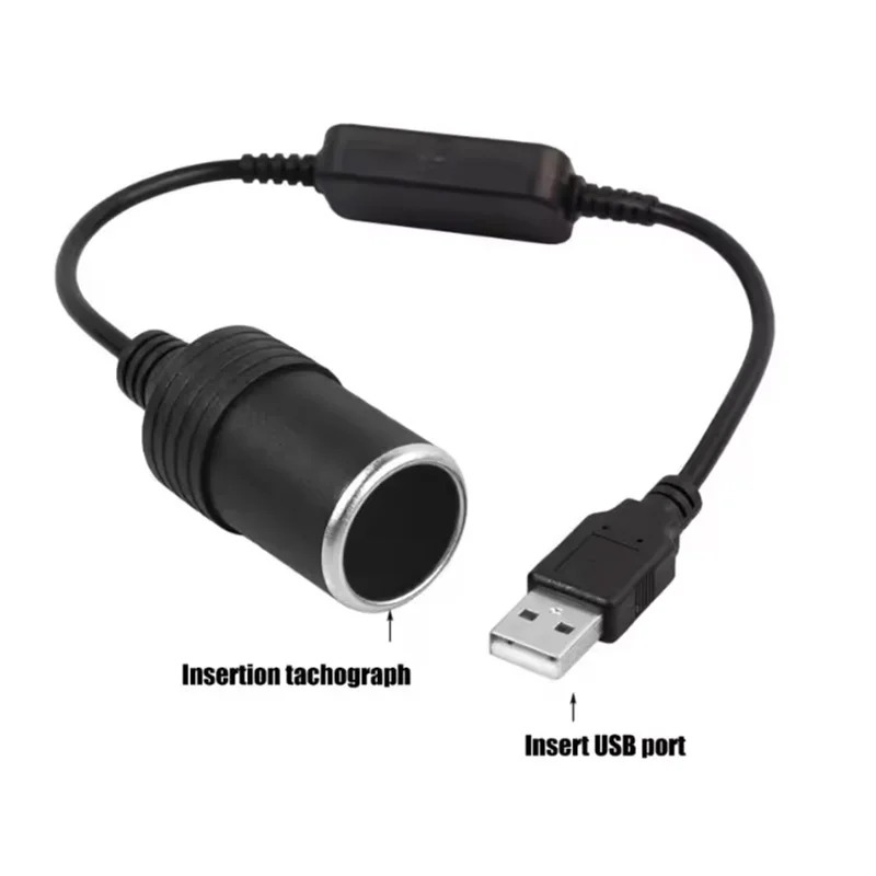 5V 2A USB To 12V Cigarette Lig - مراجعة Accessories For Vaping وسعره