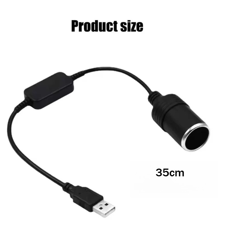 5V 2A USB To 12V Cigarette Lig - مراجعة Accessories For Vaping وسعره