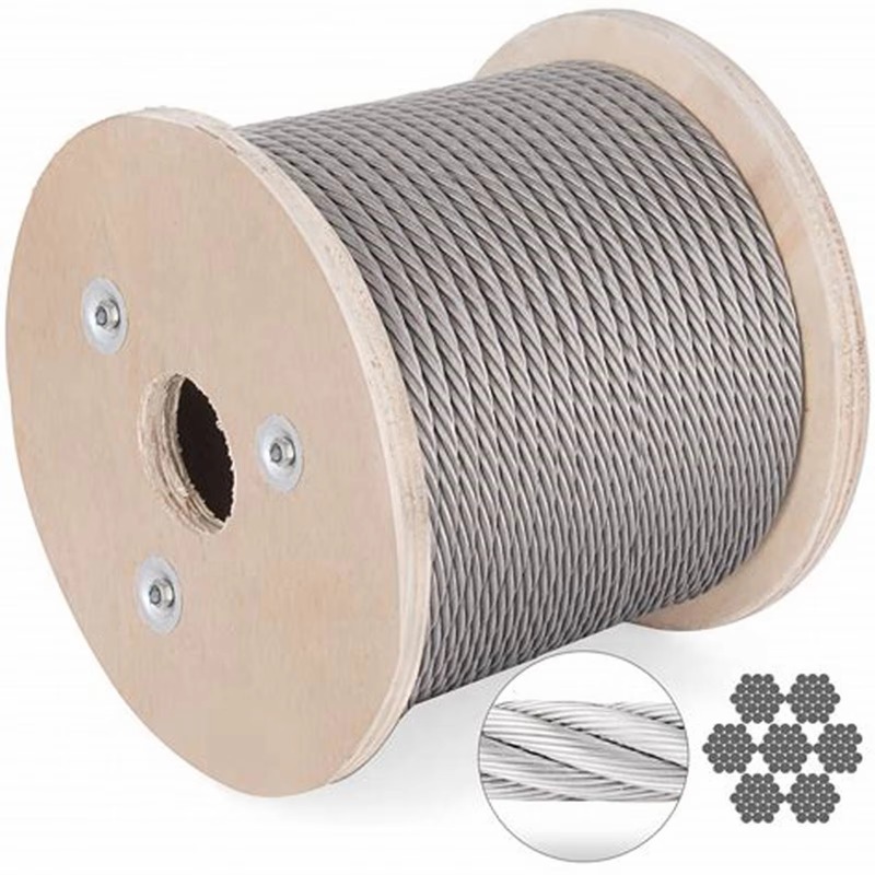 Wire Rope 7X19 Diameter 3.18mm - مراجعة Stainless Wire Ss316 وسعره