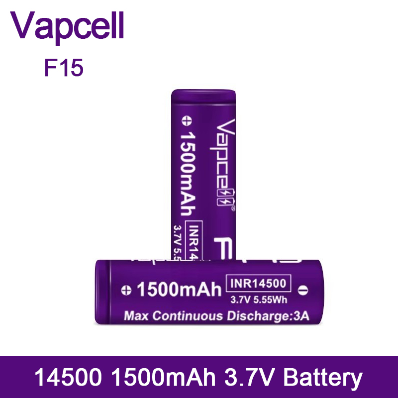 Vapcell INR14500 F15 1500mAh 3 - مراجعة Vape Battery 18650 وسعره