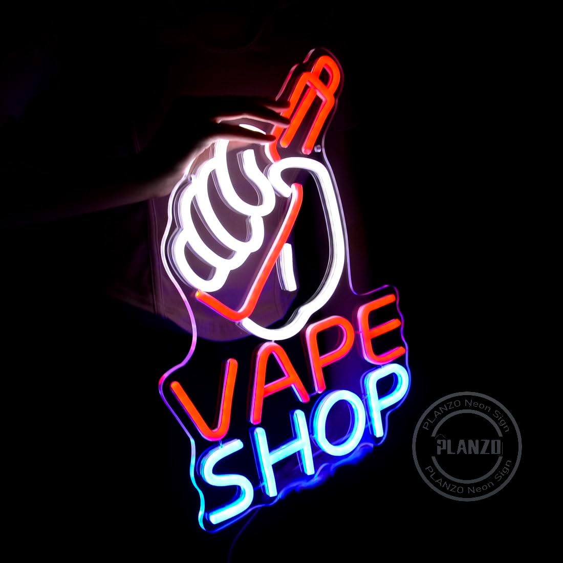 VAPE Shop Neon Sign for Smoke  - مراجعة Vaping Store وسعره