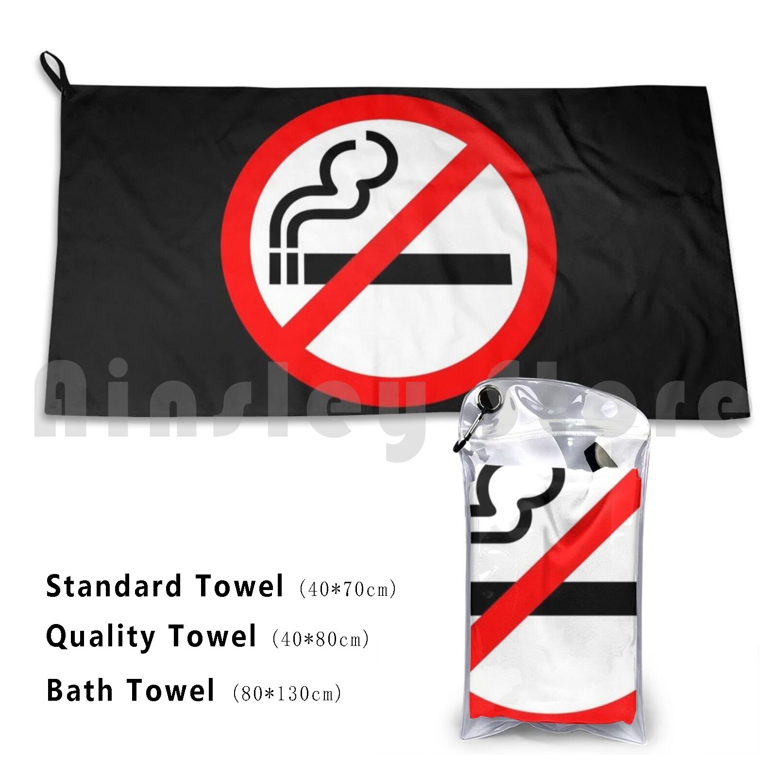 Towel No Smoking Sign 3150 Smo - مراجعة Quick Vape وسعره
