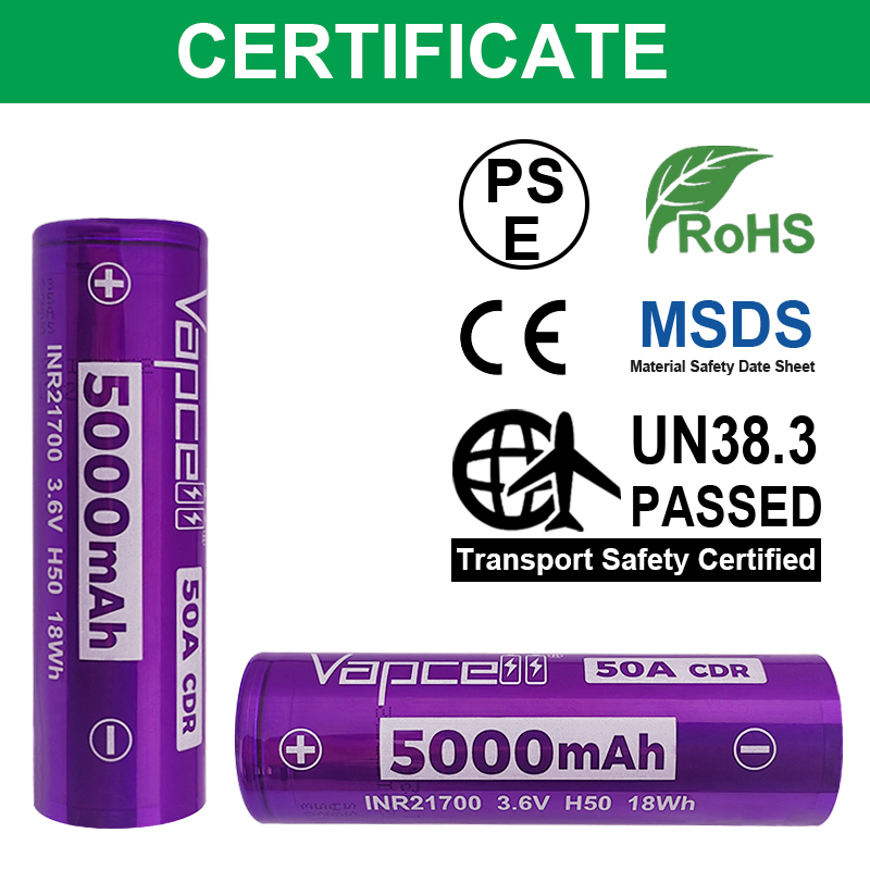 Newest Released Vapcell H50 IN - مراجعة Vape Battery 18650 وسعره