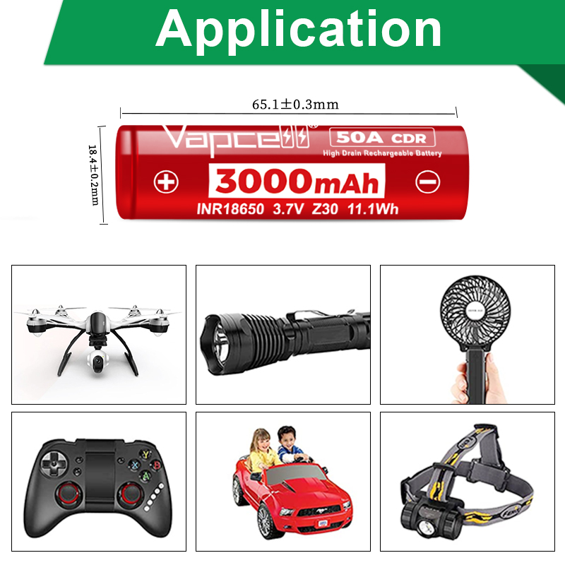 High Drain INR18650 Battery Va - مراجعة Vape Battery 18650 وسعره