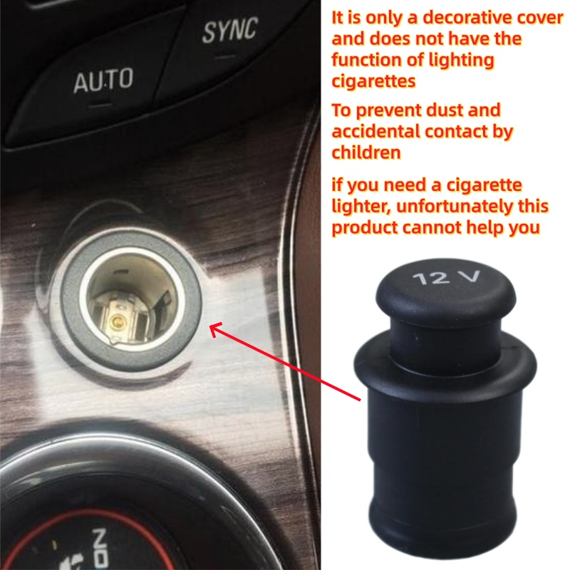12V Car Cigarette Lighter Dust - مراجعة Vape Decoration وسعره