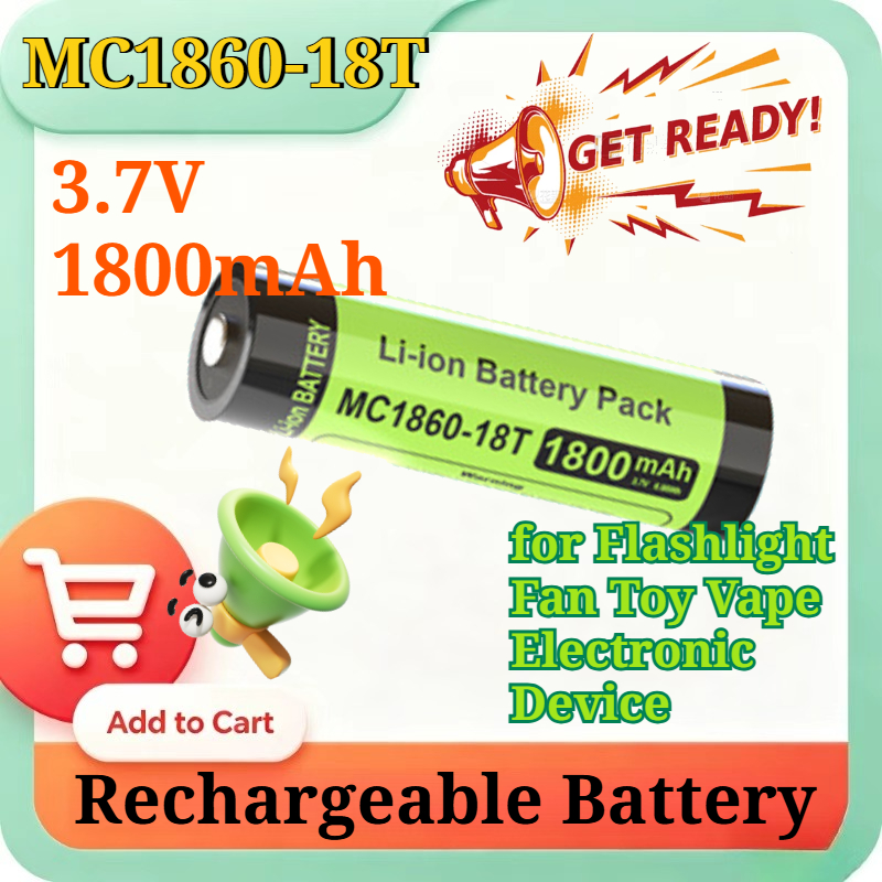 MC1860-18T 3.7V 1800mAh Type-C - مراجعة Accessories For Vaping وسعره