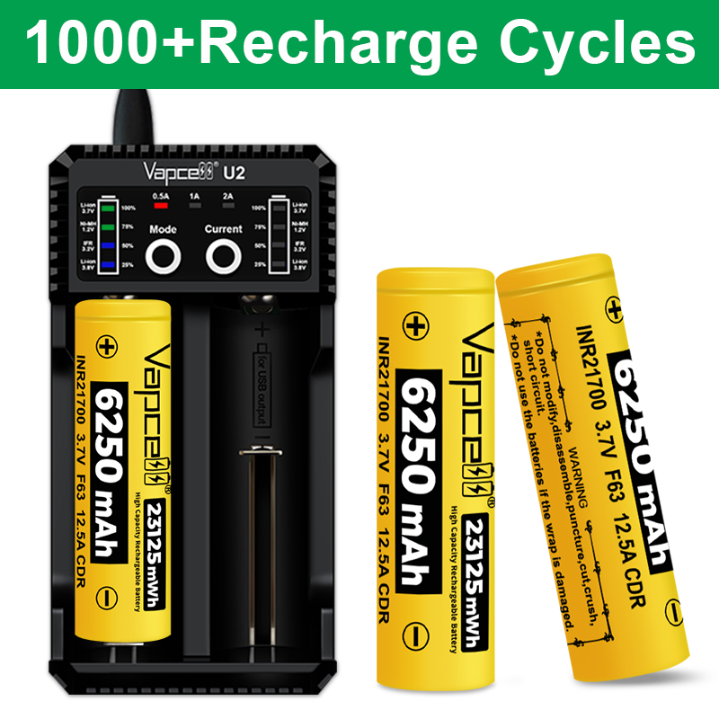 New Vapcell F63 21700 Battery  - مراجعة Vape Battery 18650 وسعره
