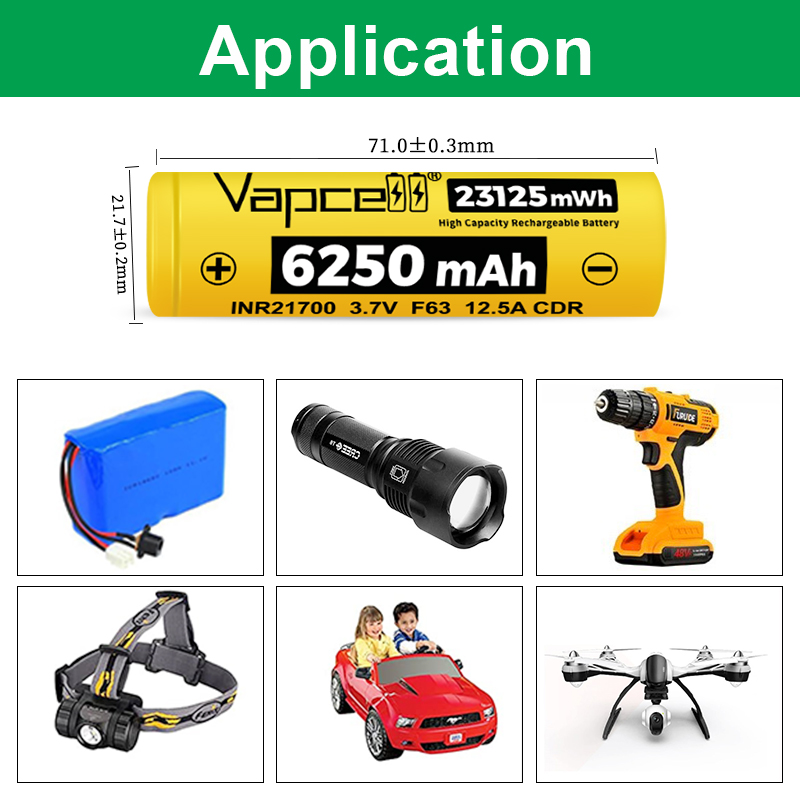 New Vapcell F63 21700 Battery  - مراجعة Vape Battery 18650 وسعره