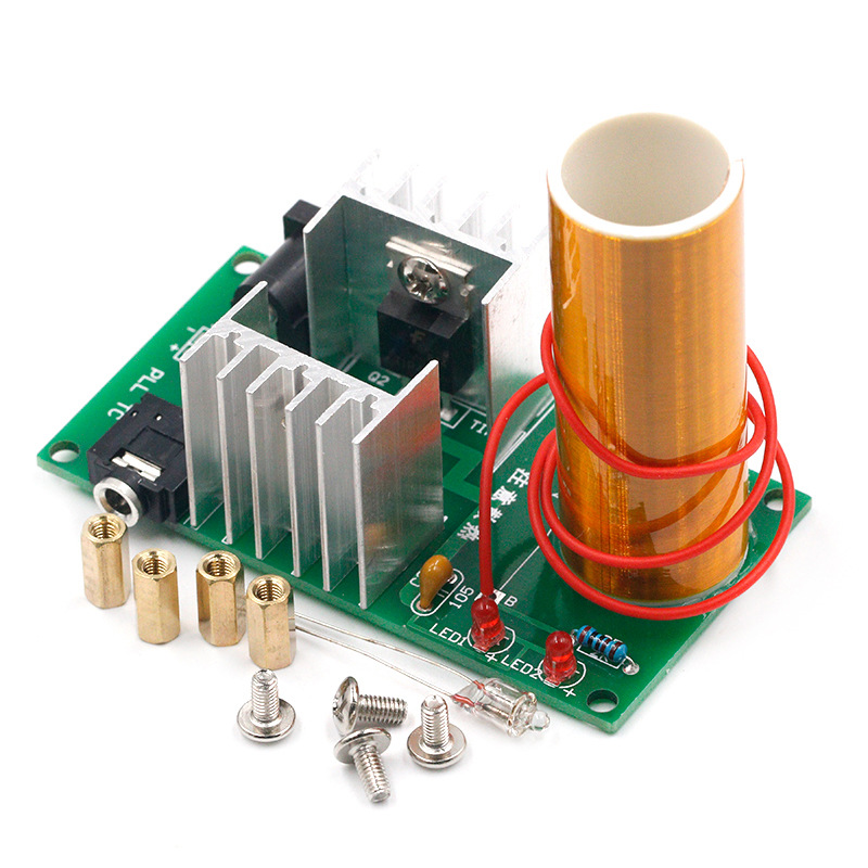 Mini Tesla Coil DIY Electronic - مراجعة Coil Building Kit وسعره