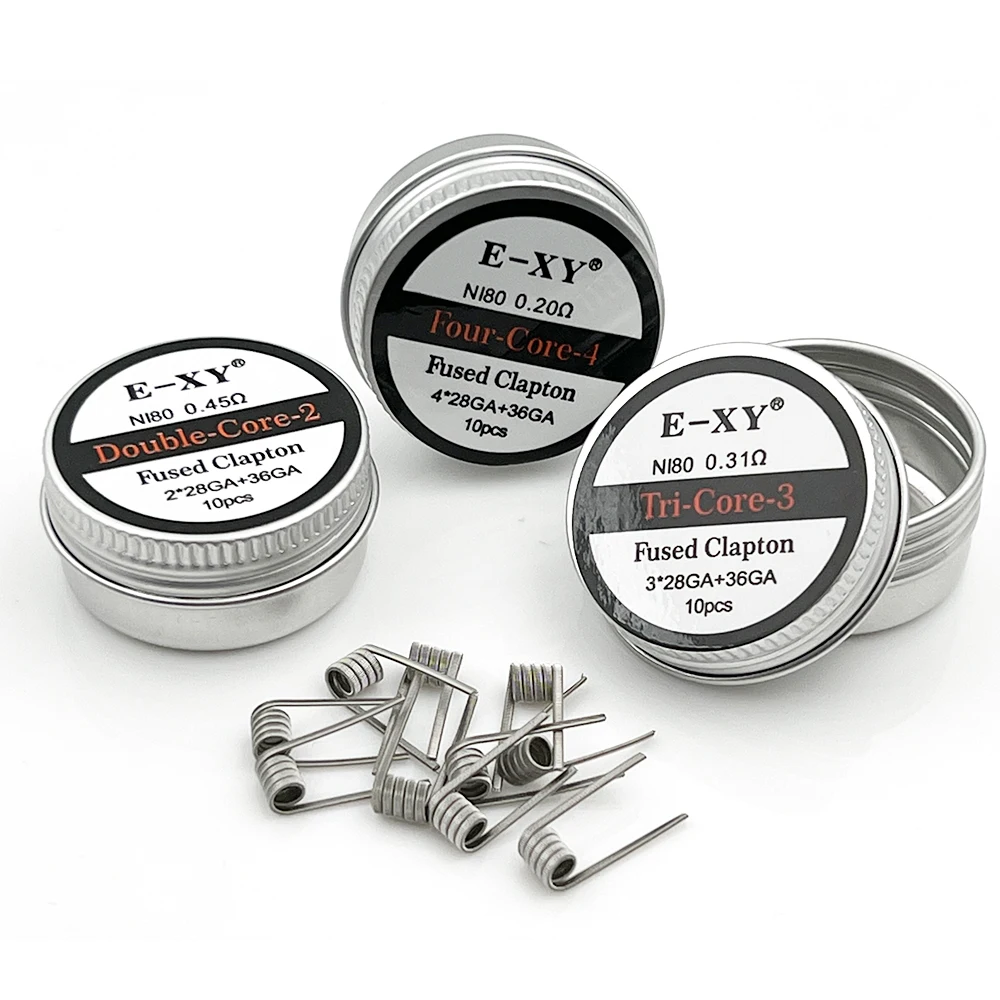 10pcs/box Ni80 Prebuilt Coil F - مراجعة Coil Building Kit وسعره