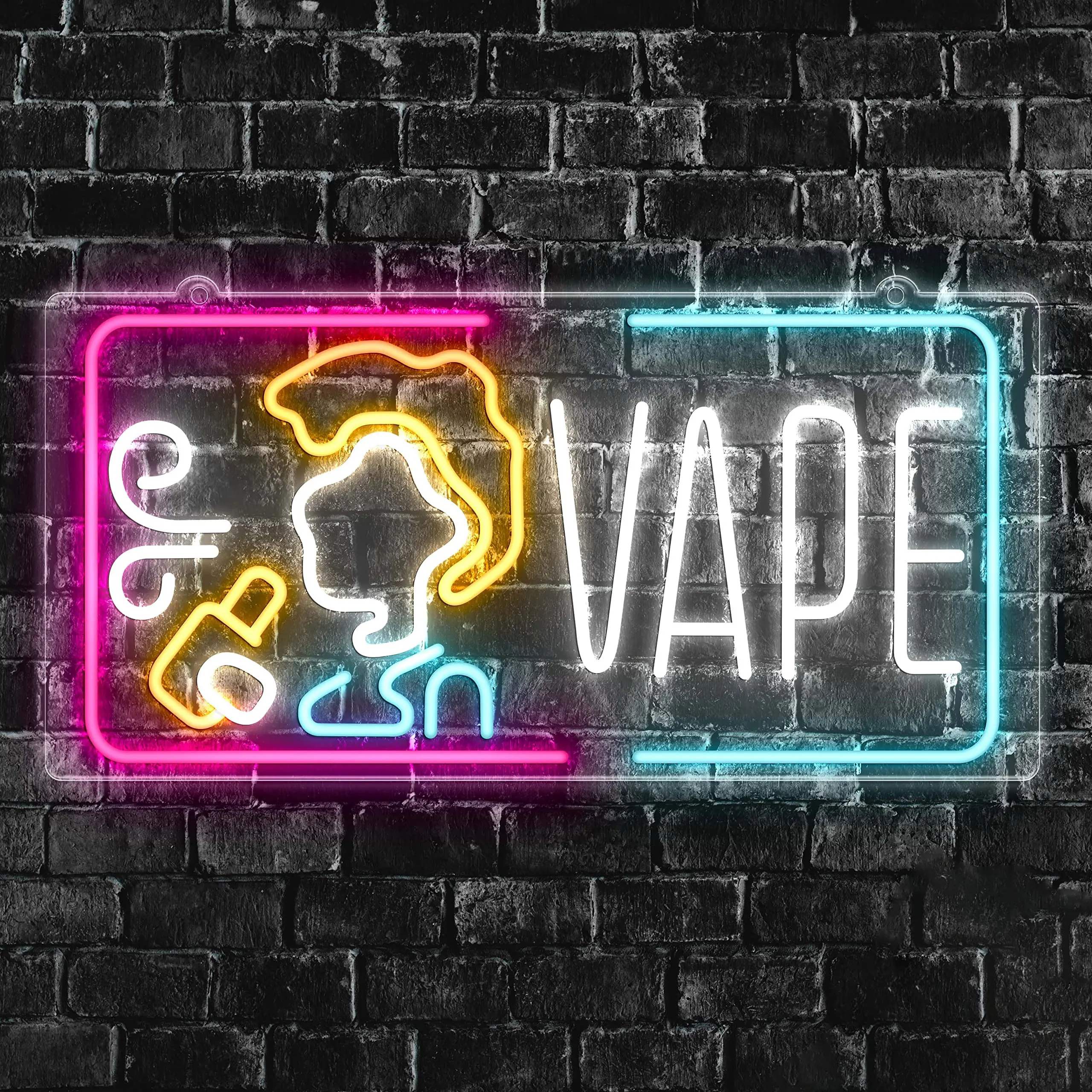 Vape Neon Sign Dimmable Smoke  - مراجعة Vaping Store وسعره
