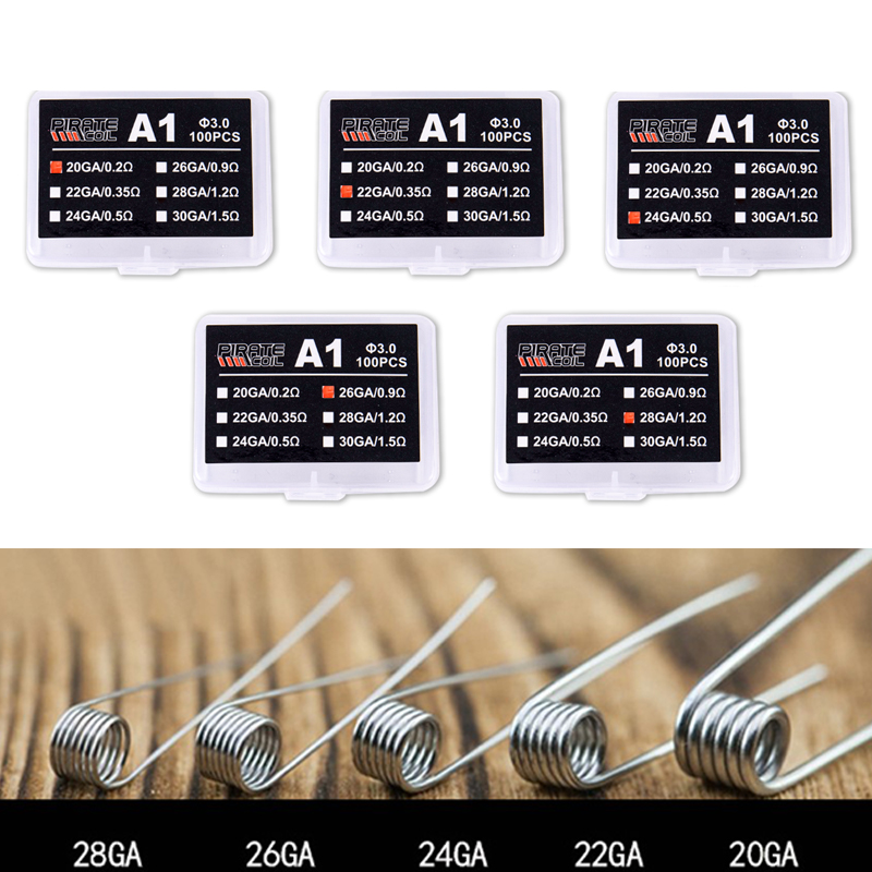 100Pcs/box High Quality A1 Coi - مراجعة Coil Building Kit وسعره